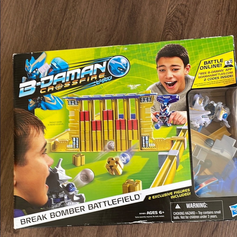 Hasbro D-Daman Crossfire Break Bomber Battlefield Set Game
